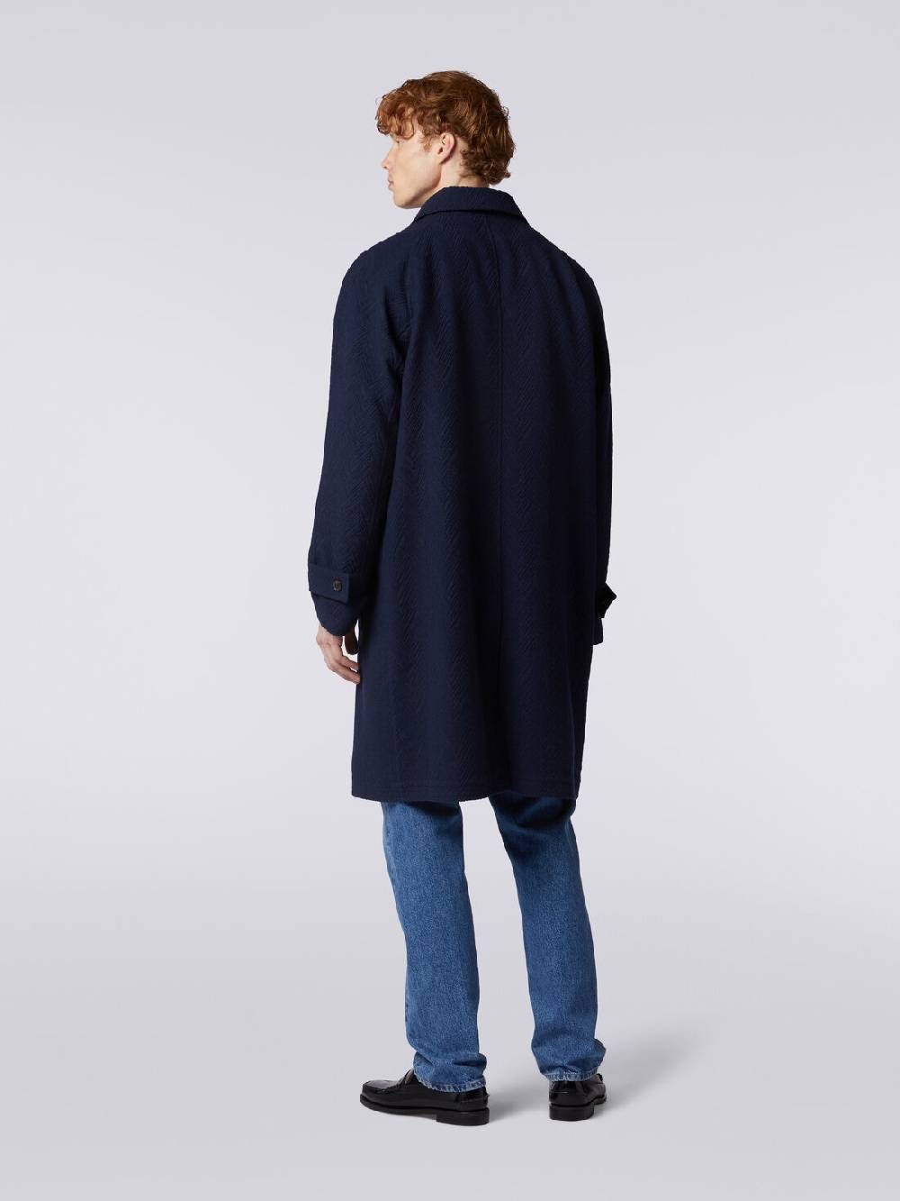 M Missoni Cappotto misto lana jacquard con motivo zig zag Qualità Garantita