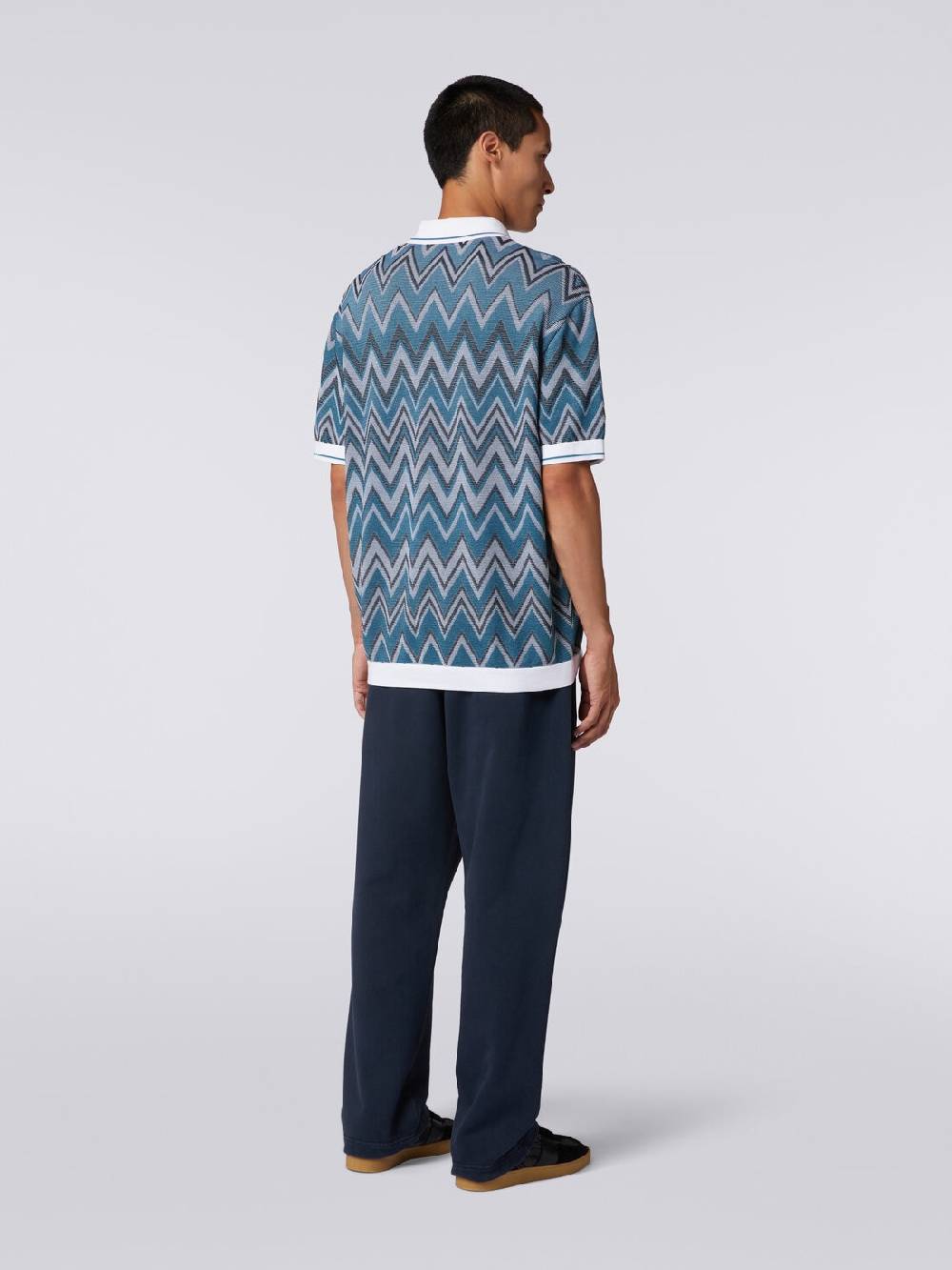 M Missoni Pantaloni in felpa di cotone con logo Acquista Ora