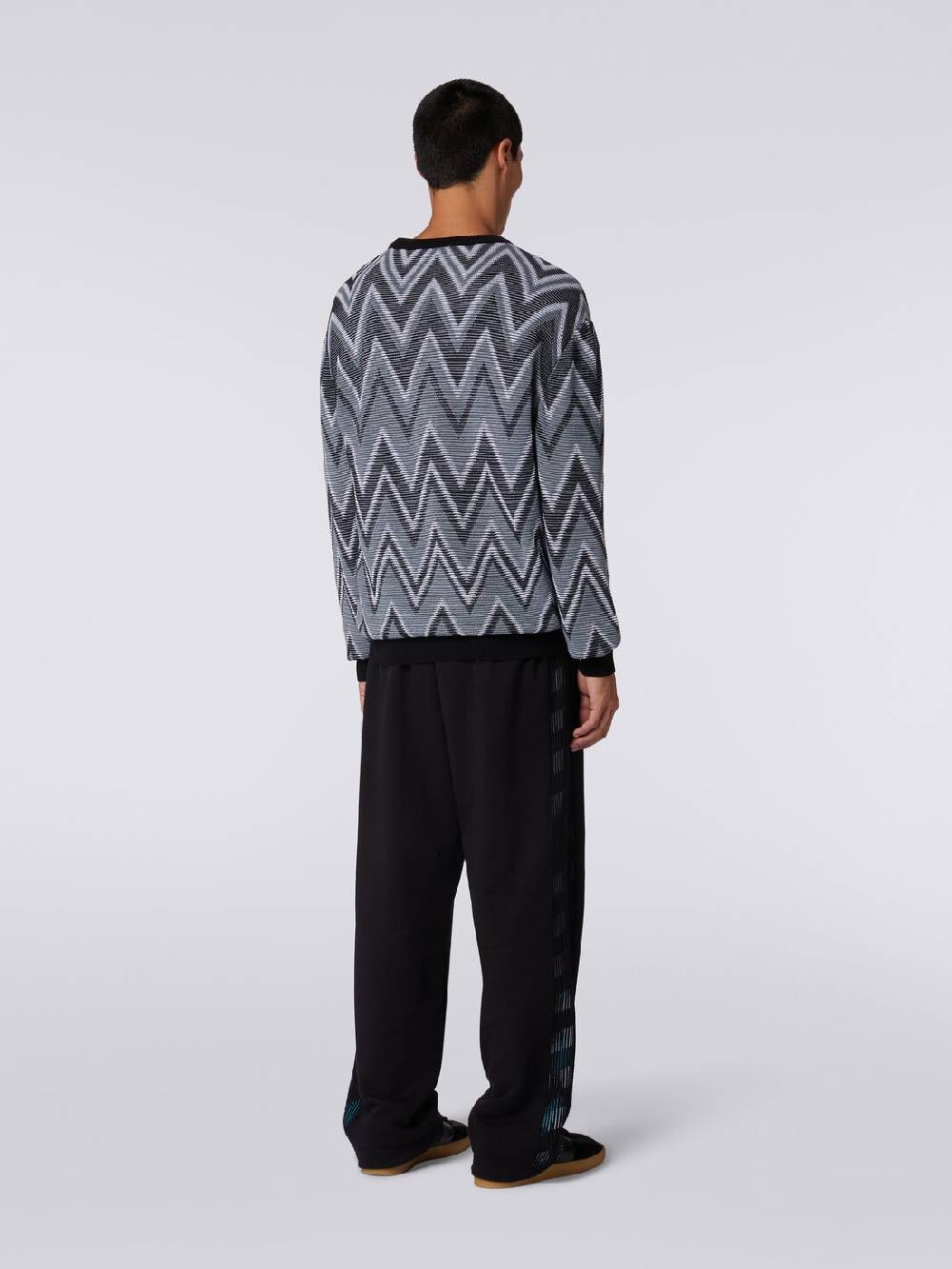 M Missoni Pullover girocollo in cotone zig zag Fino Al -60%