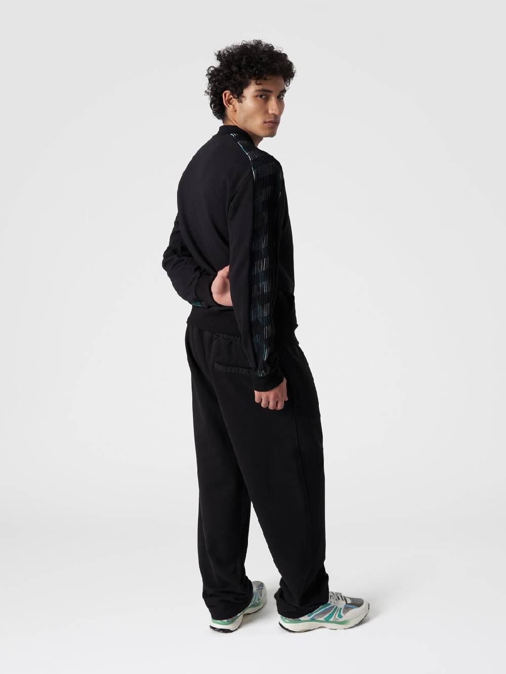 M Missoni Pantaloni in felpa di cotone con logo Convenienza