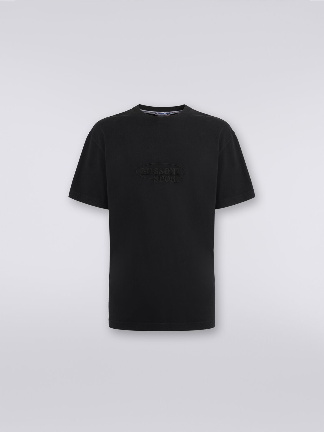 M Missoni T-shirt girocollo in cotone con logo Novità