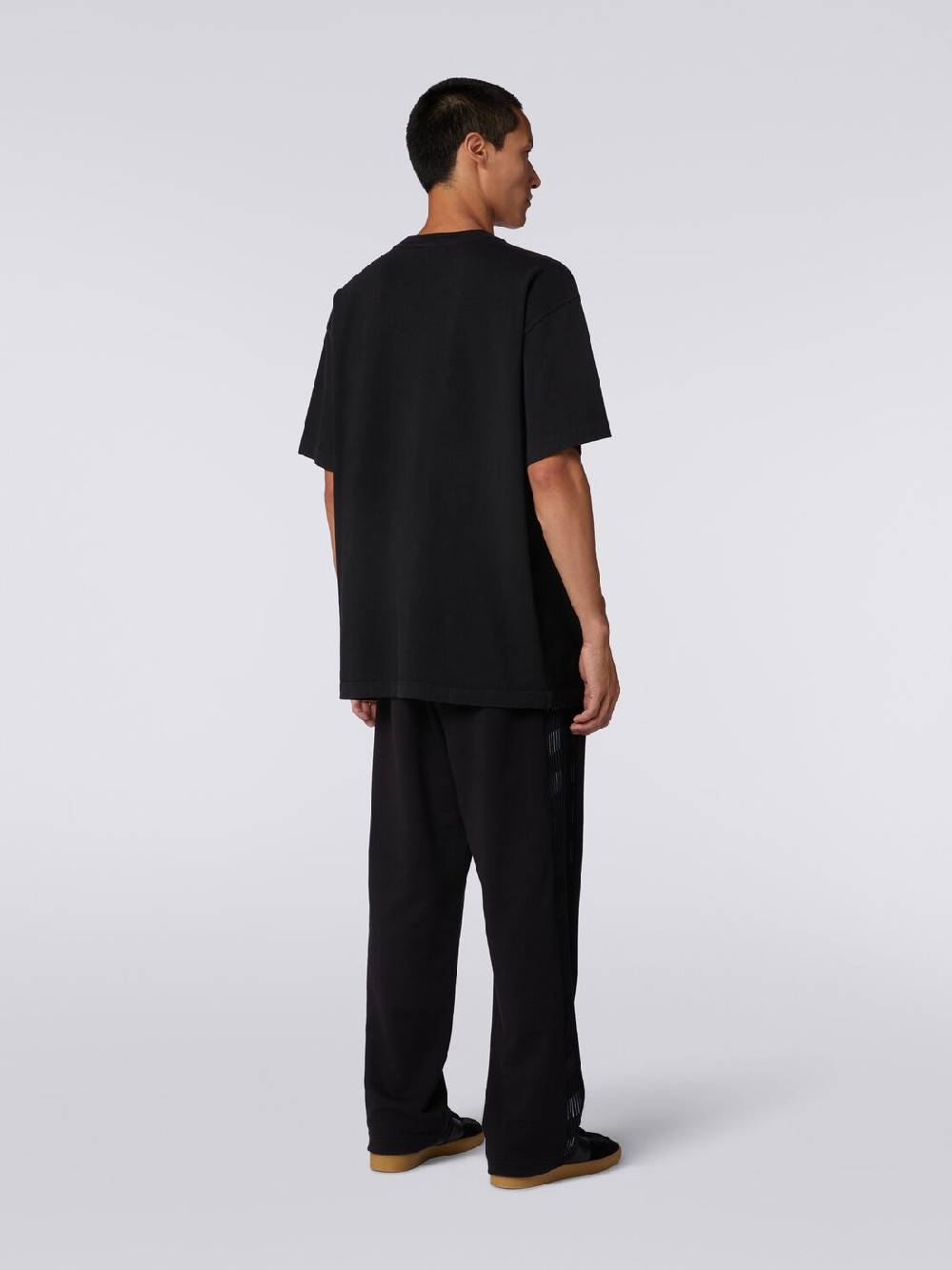 M Missoni T-shirt girocollo in cotone con logo Novità