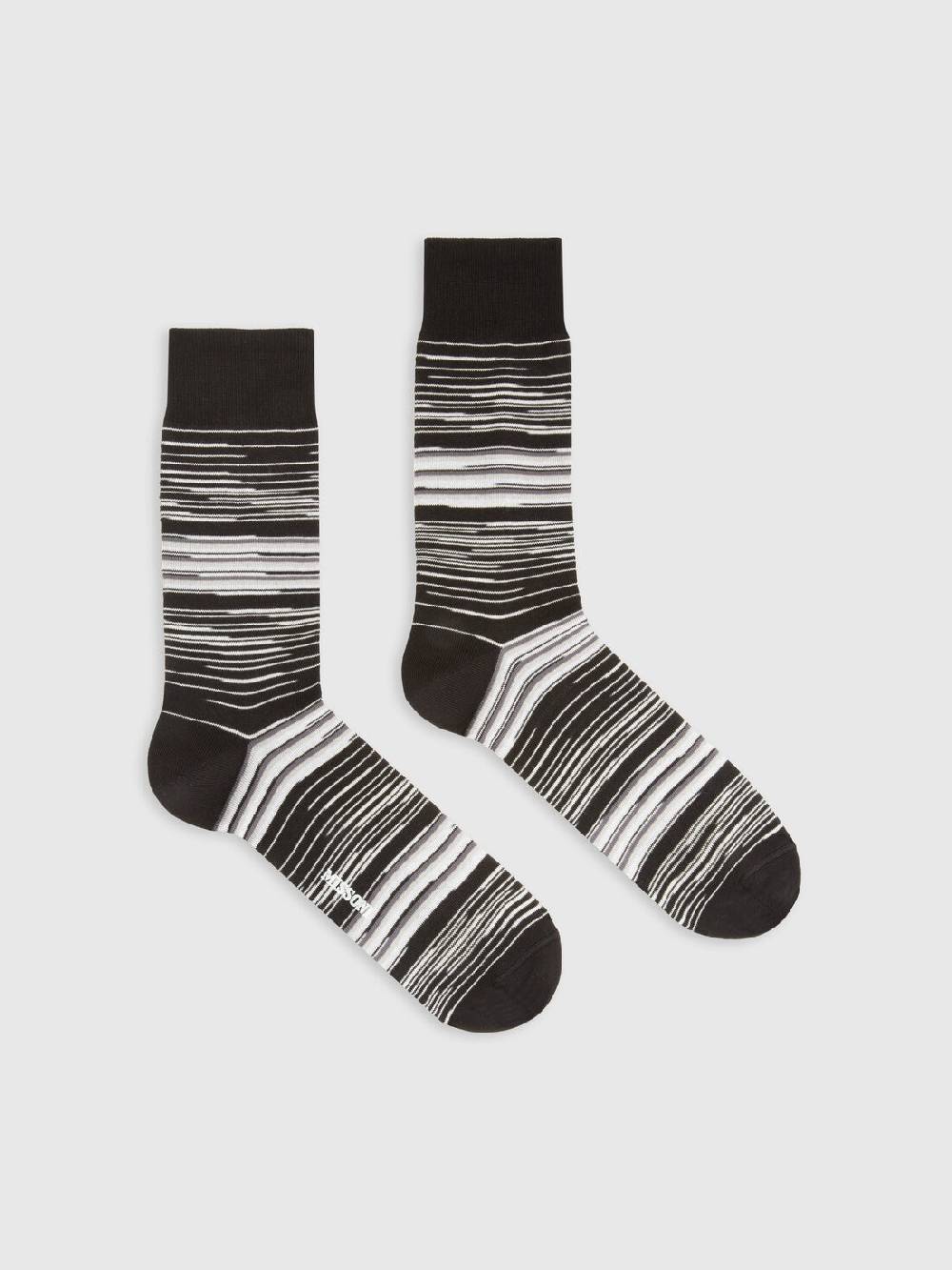 M Missoni Calzini corti in misto cotone fiammati Vendite Flash