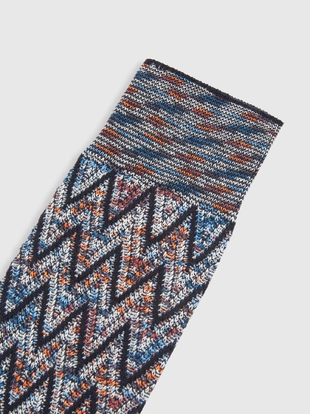 M Missoni Calzini corti in misto cotone zig zag Moda