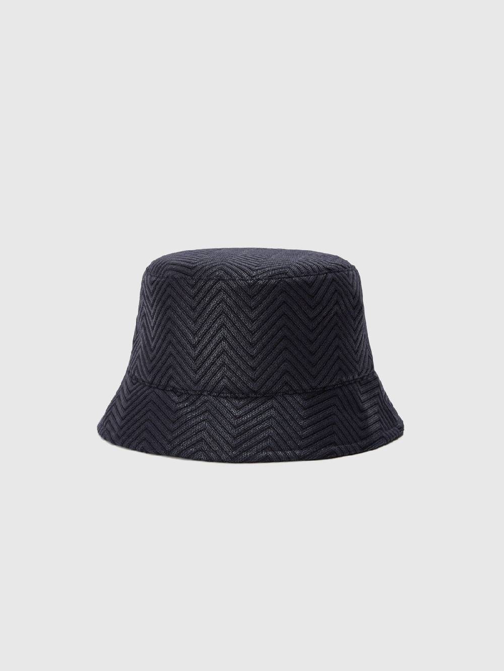 M Missoni Bucket hat in cotone e viscosa chevron Italy