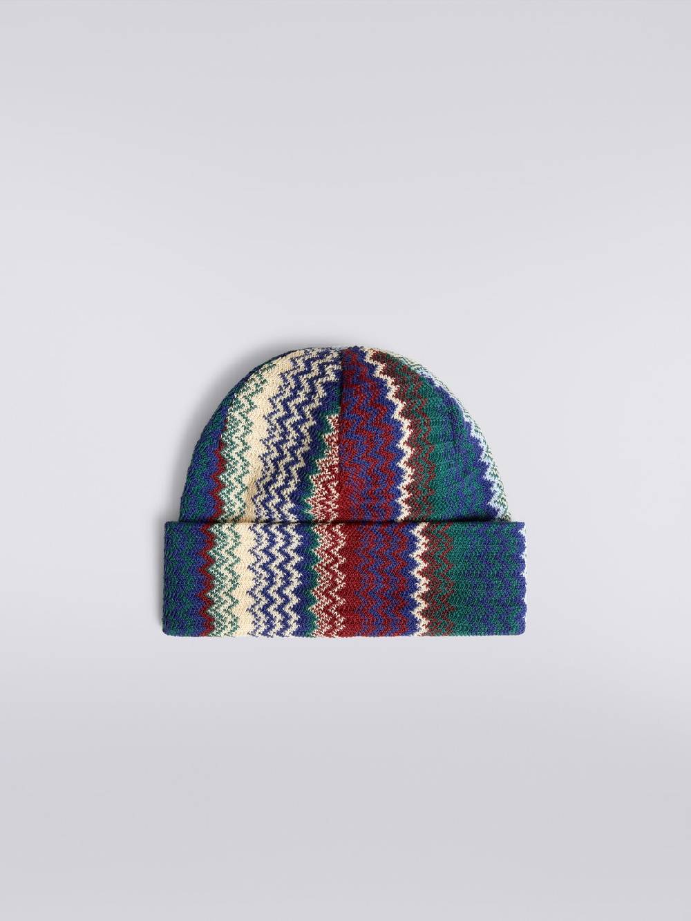 M Missoni Beanie in misto lana zig zag Nuovo