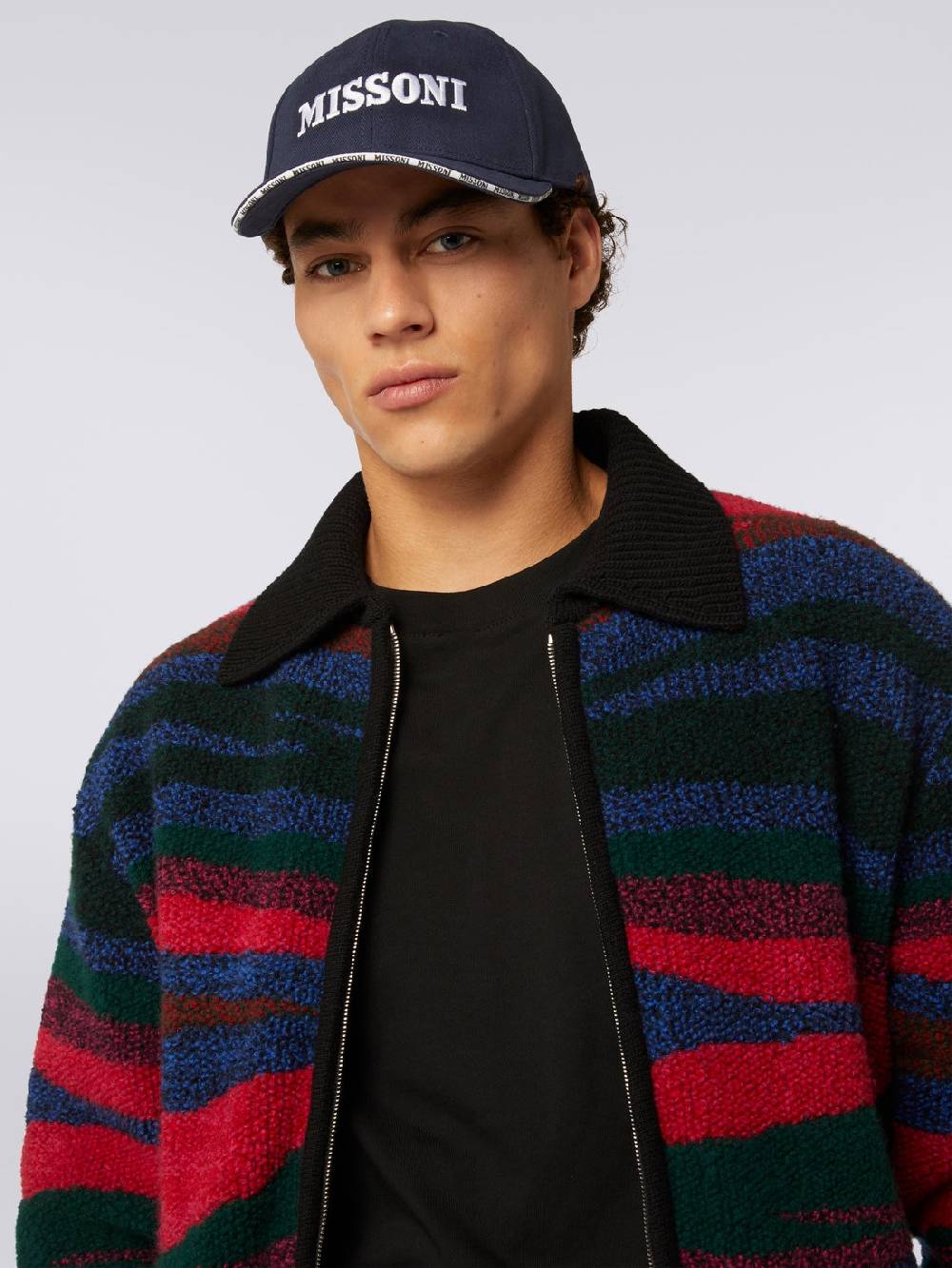 M Missoni Cappello da baseball in cotone con logo Qualità
