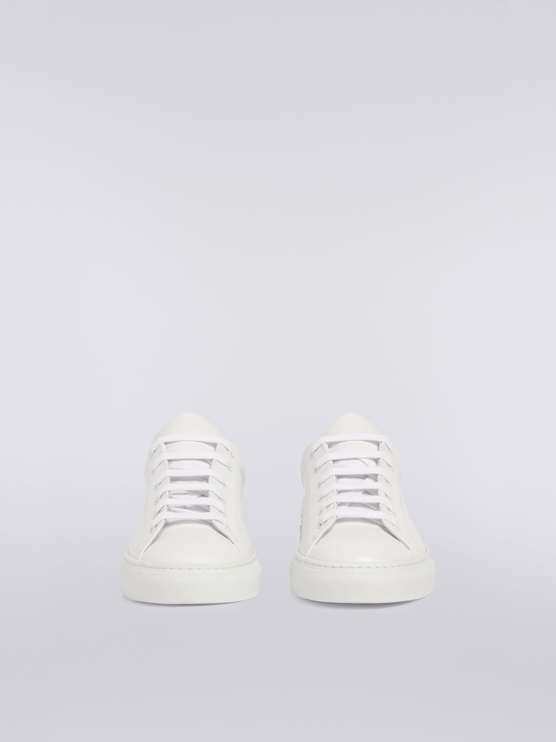M Missoni Sneakers in pelle con inserto fiammato Soddisfazione Garantita