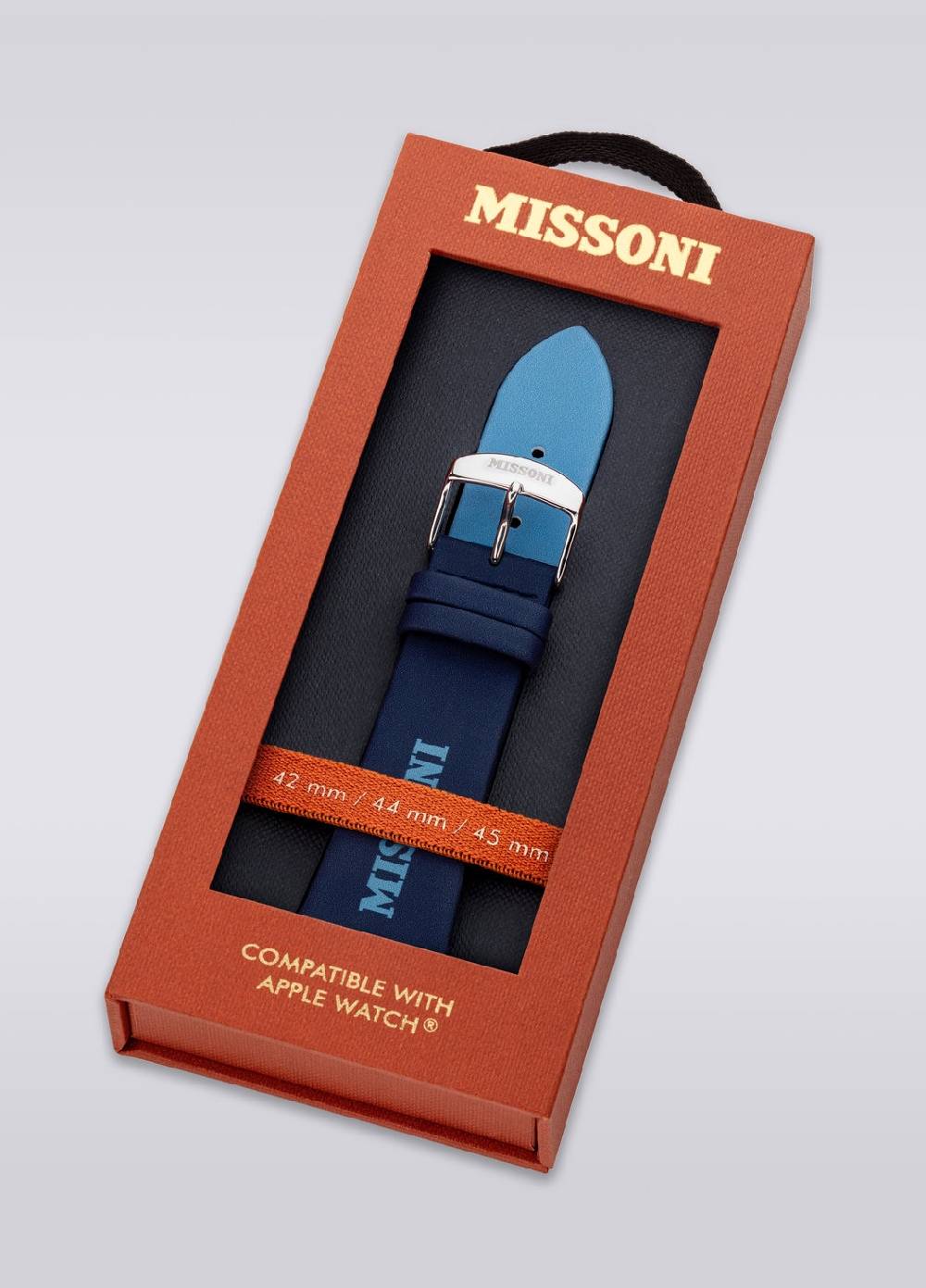M Missoni Cinturino Apple con scritta Missoni da 24 mm Consegna Veloce