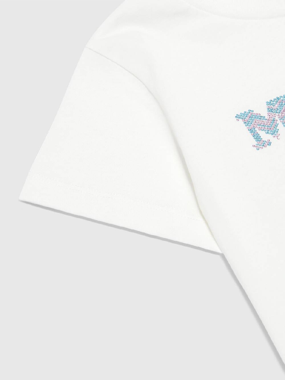 M Missoni T-shirt in jersey di cotone logata In Vendita