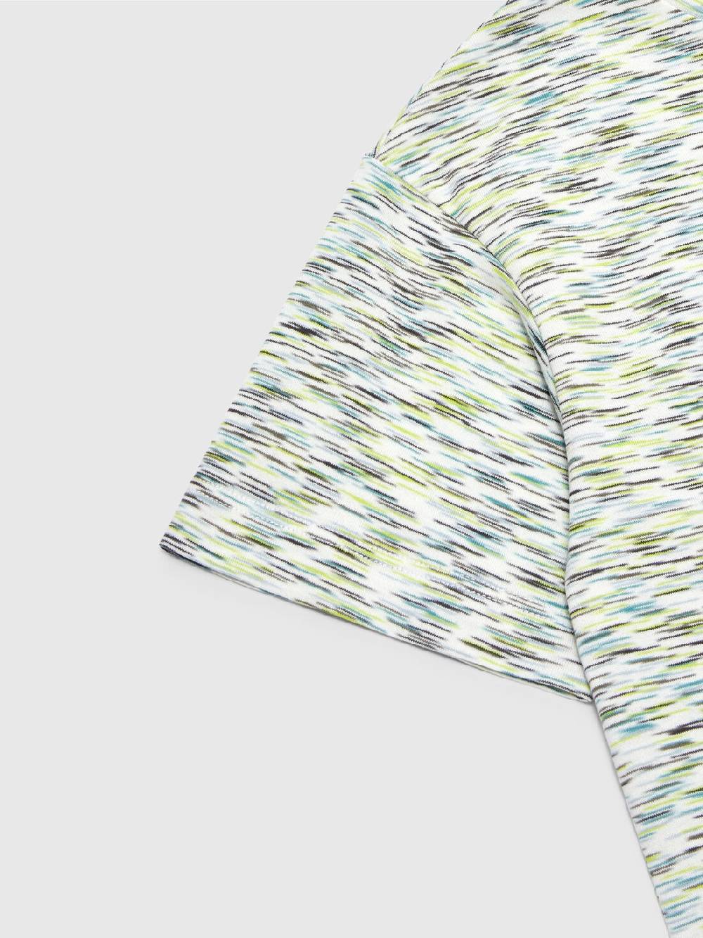 M Missoni T-shirt in cotone fiammato con scritta logo Saldi