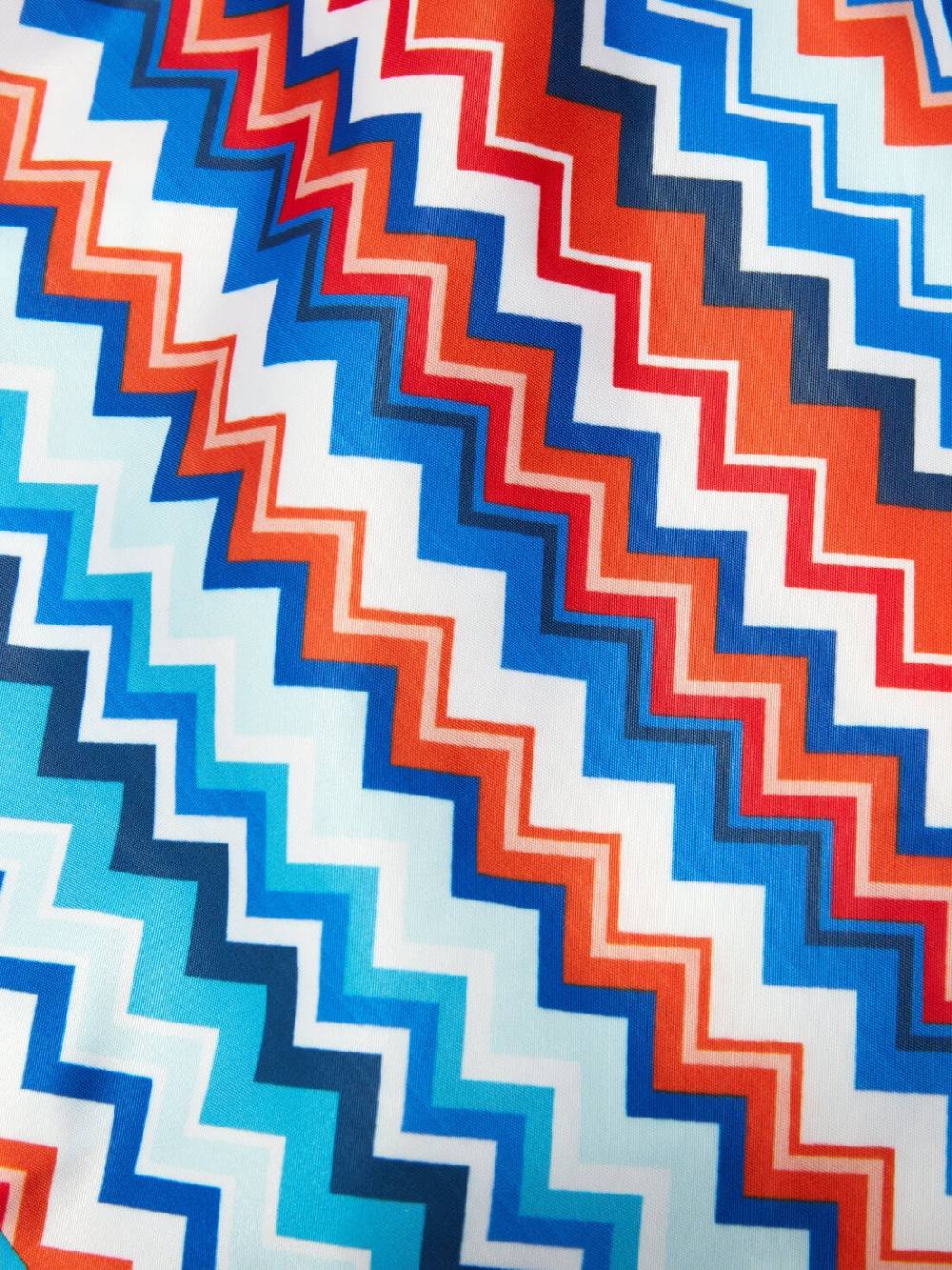 M Missoni Boxer mare con stampa zig zag e logo Hotsell