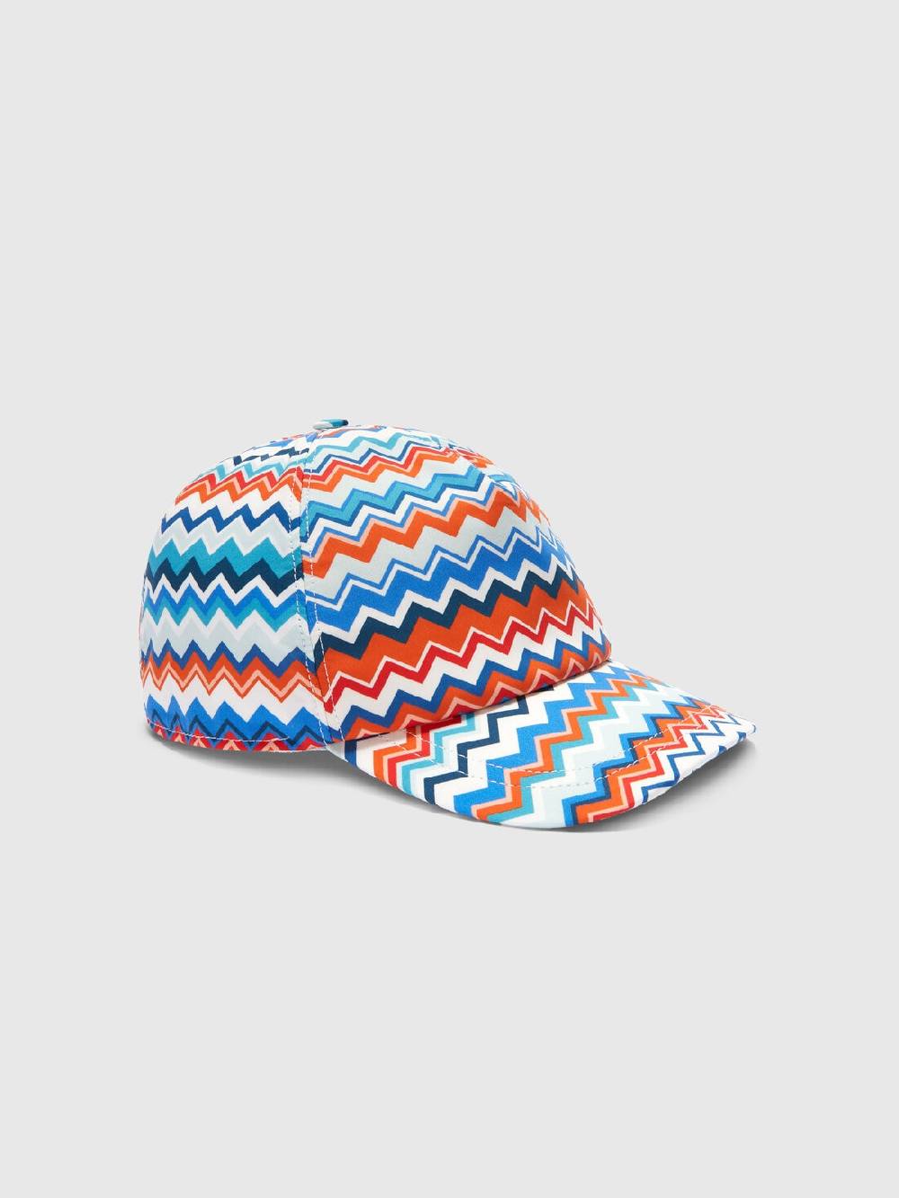 M Missoni Cappello con visiera in cotone zig zag Vendita Calda