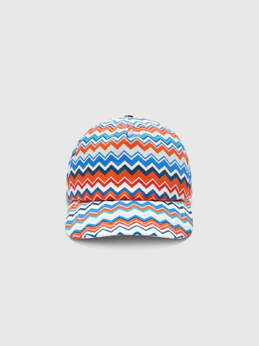 M Missoni Cappello con visiera in cotone zig zag Vendita Calda