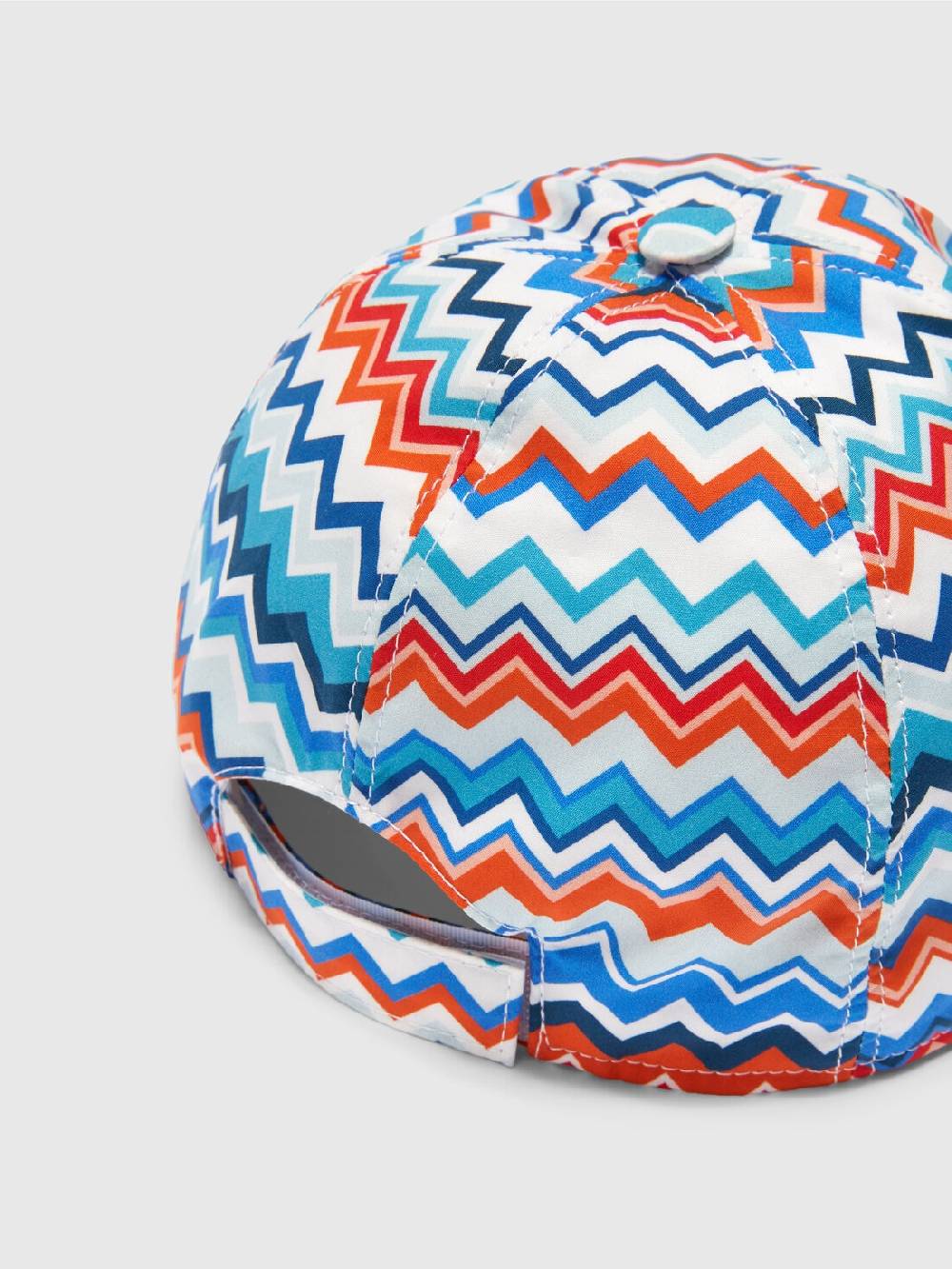 M Missoni Cappello con visiera in cotone zig zag Vendita Calda