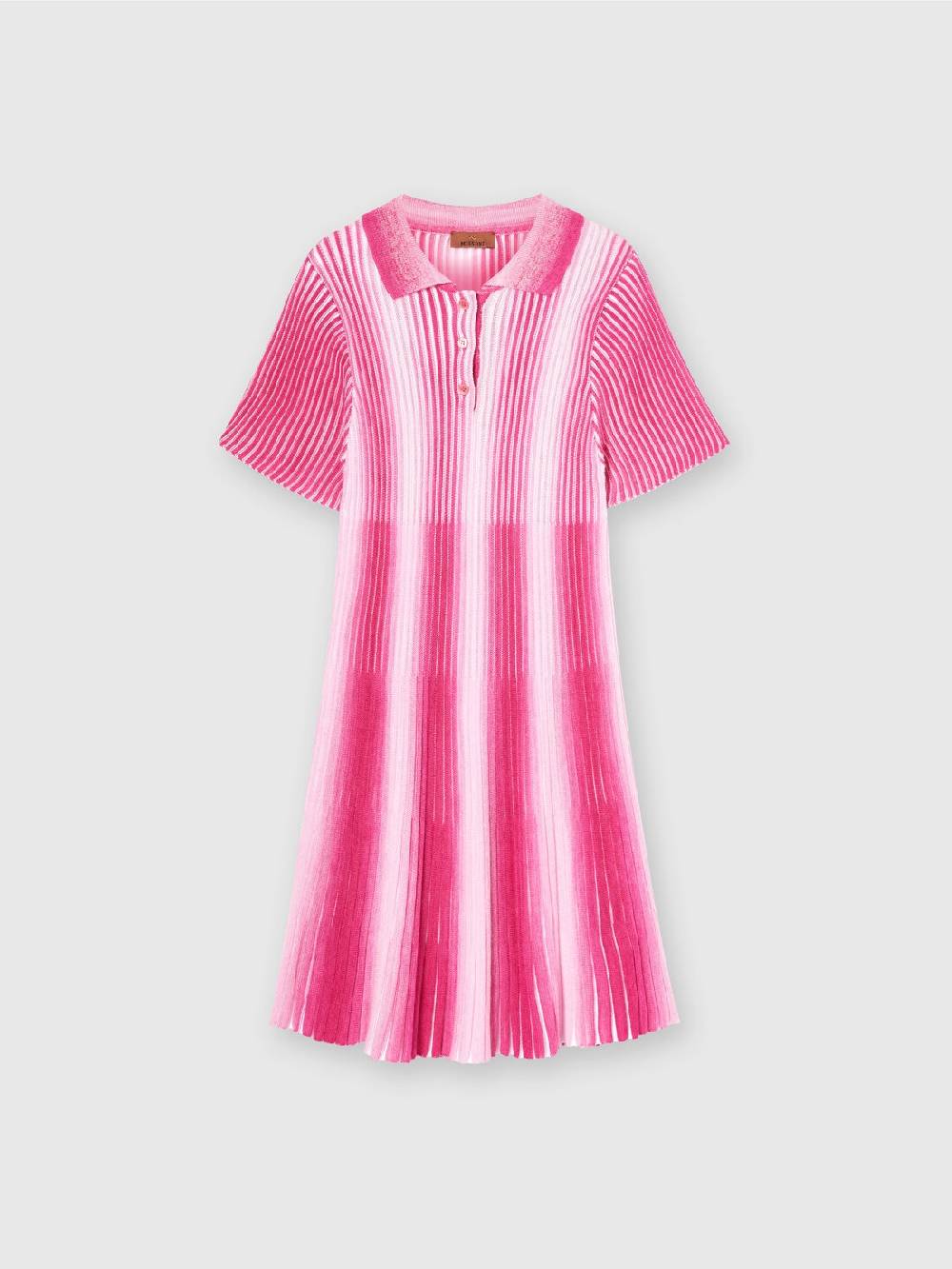 M Missoni Abito midi in maglia di viscosa a righe I Più Venduti