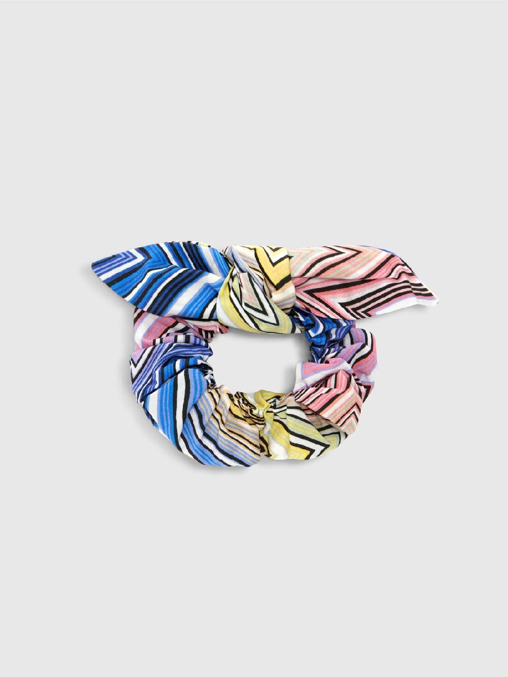 M Missoni Scrunchie in cotone chevron In Saldo