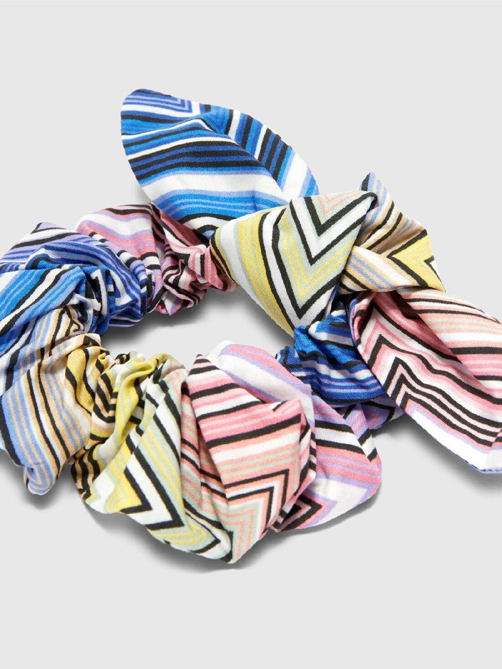 M Missoni Scrunchie in cotone chevron In Saldo