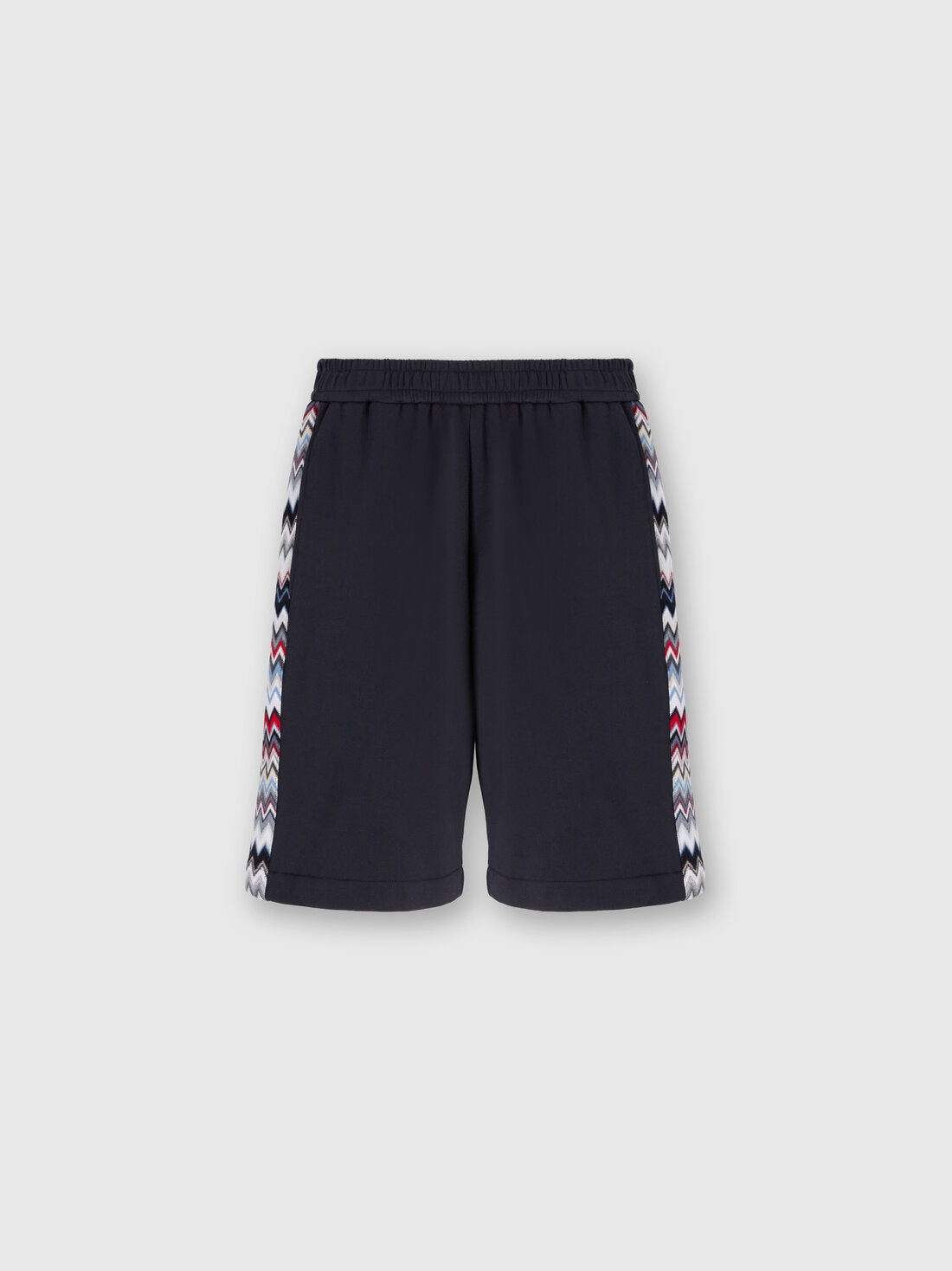 M Missoni Shorts in cotone con inserti chevron 2025