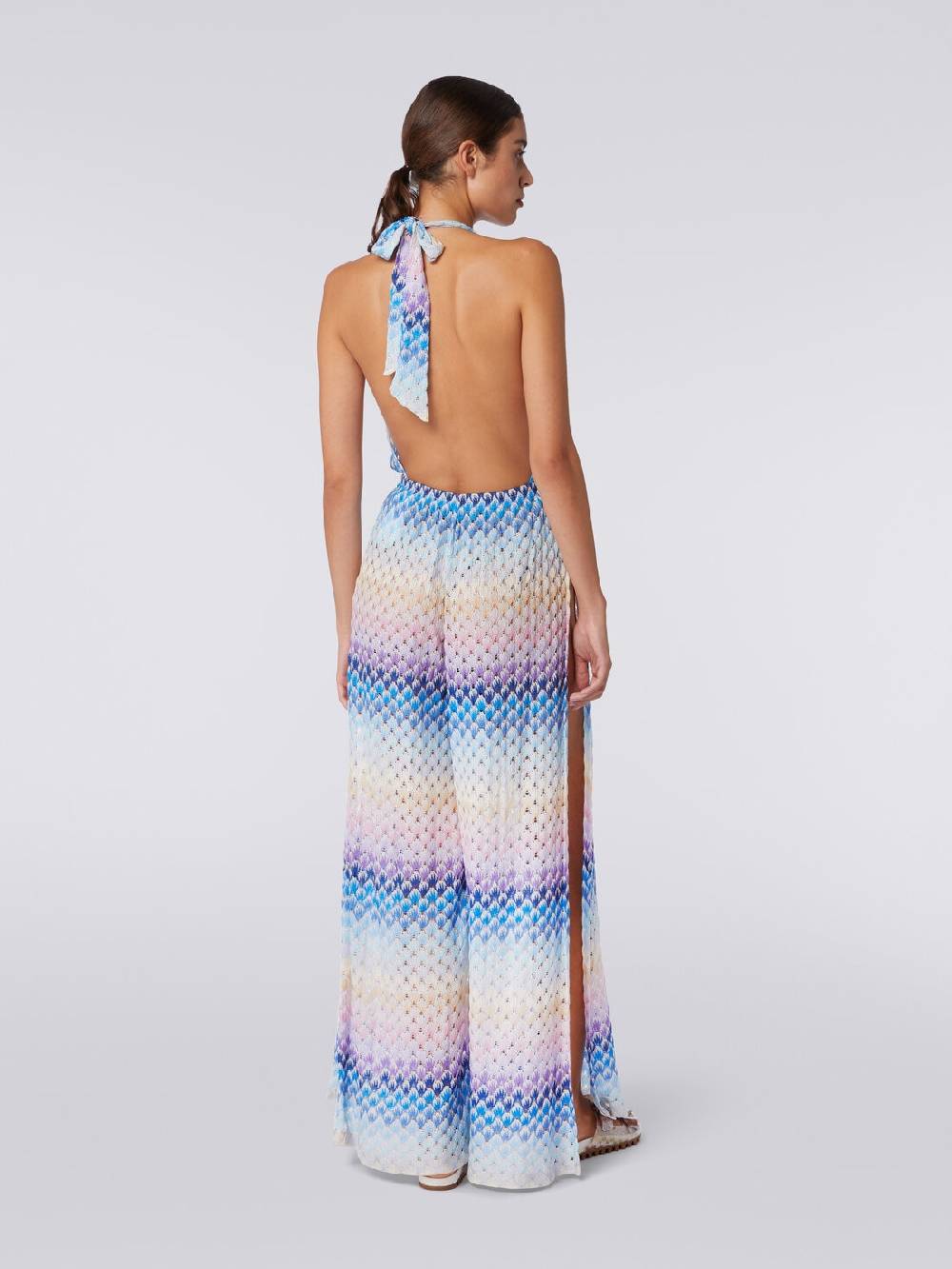 M Missoni Tuta pantalone effetto pizzo dégradé con lurex Vendita