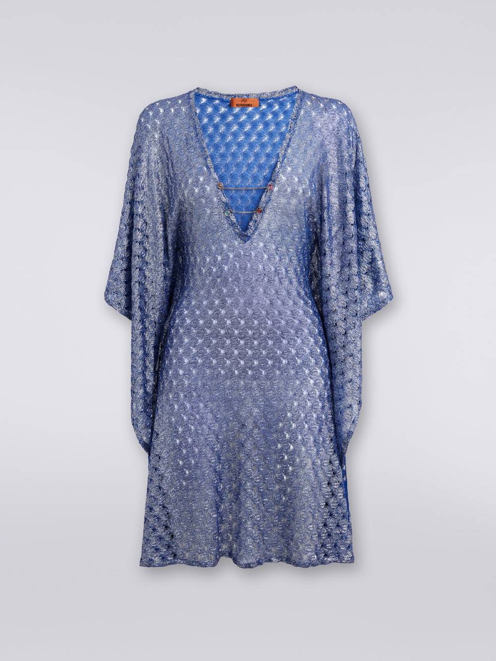 M Missoni Caftano copricostume corto effeto pizzo Promozione