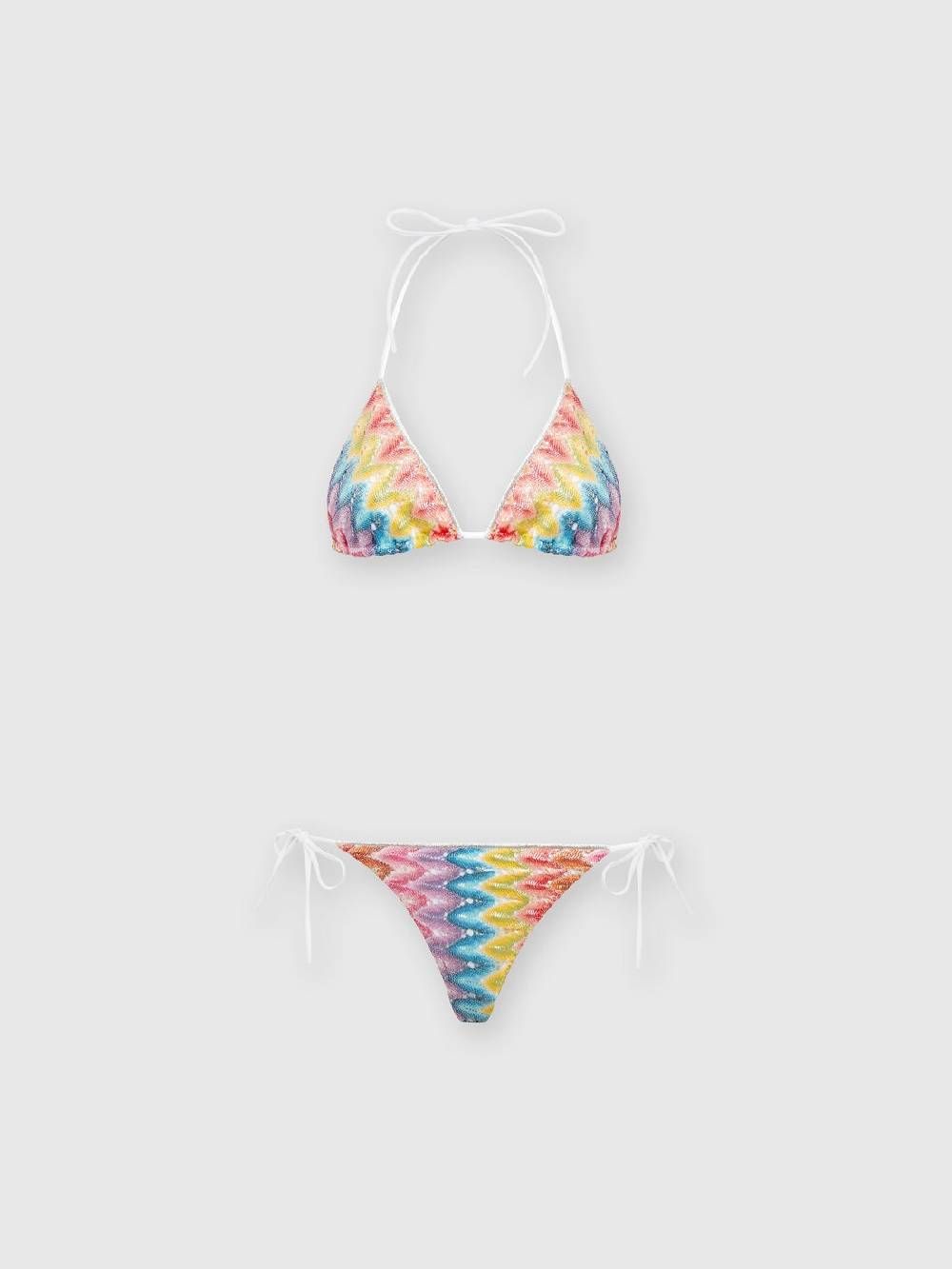 M Missoni Bikini in pizzo di misto cotone spalmato Negozi Online
