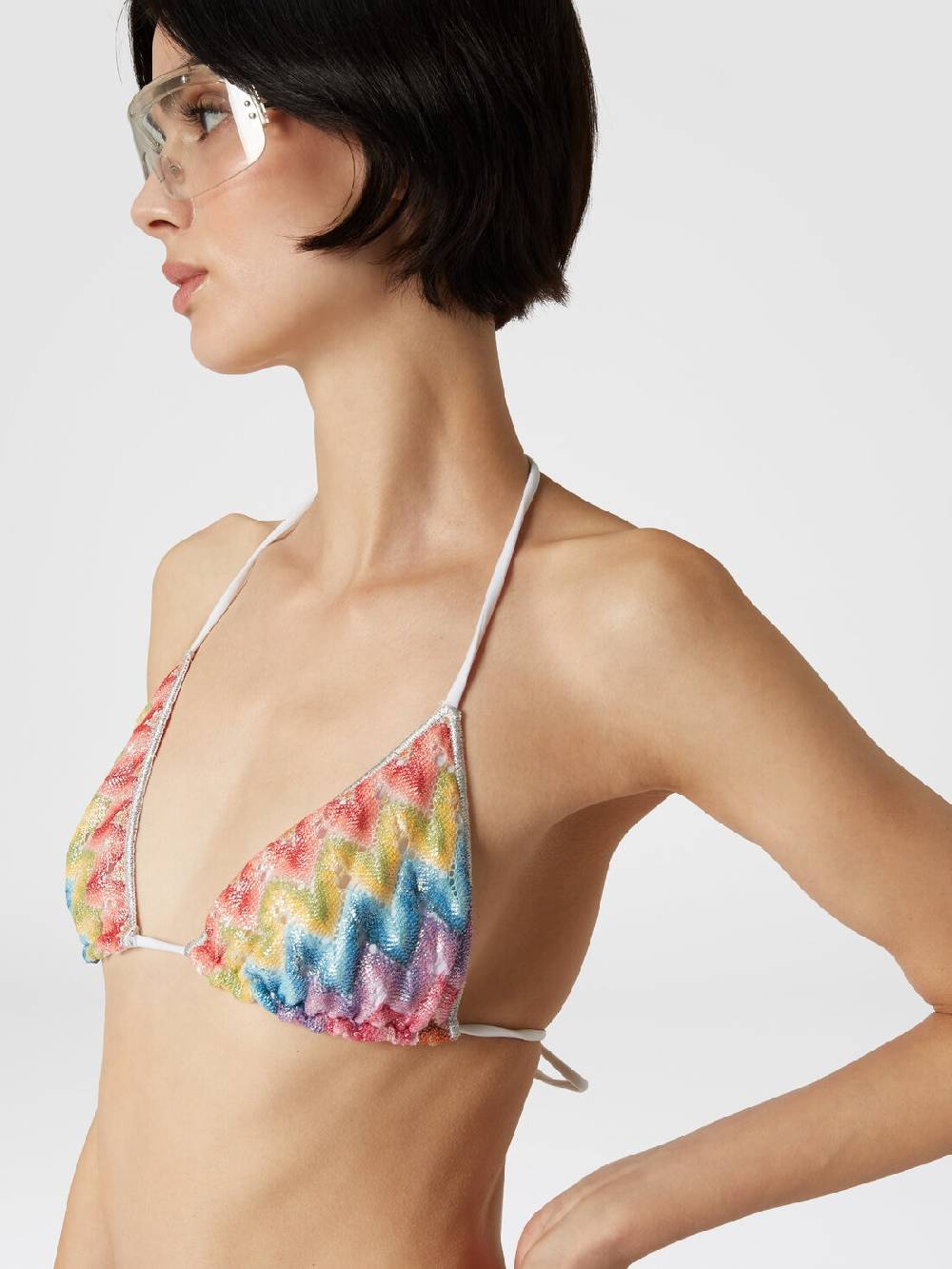 M Missoni Bikini in pizzo di misto cotone spalmato Negozi Online