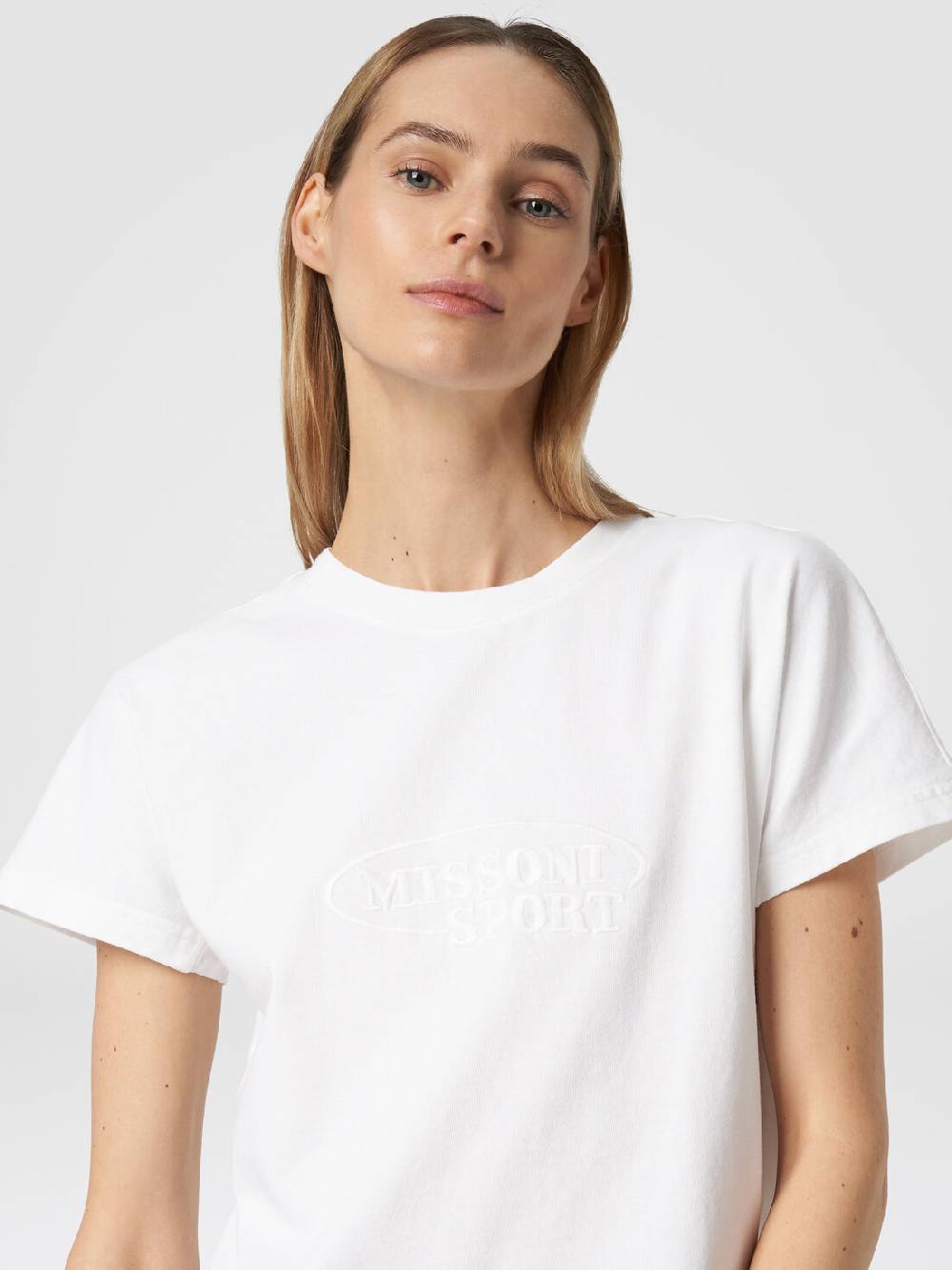 M Missoni T-shirt girocollo in cotone con logo Fino Al -60%