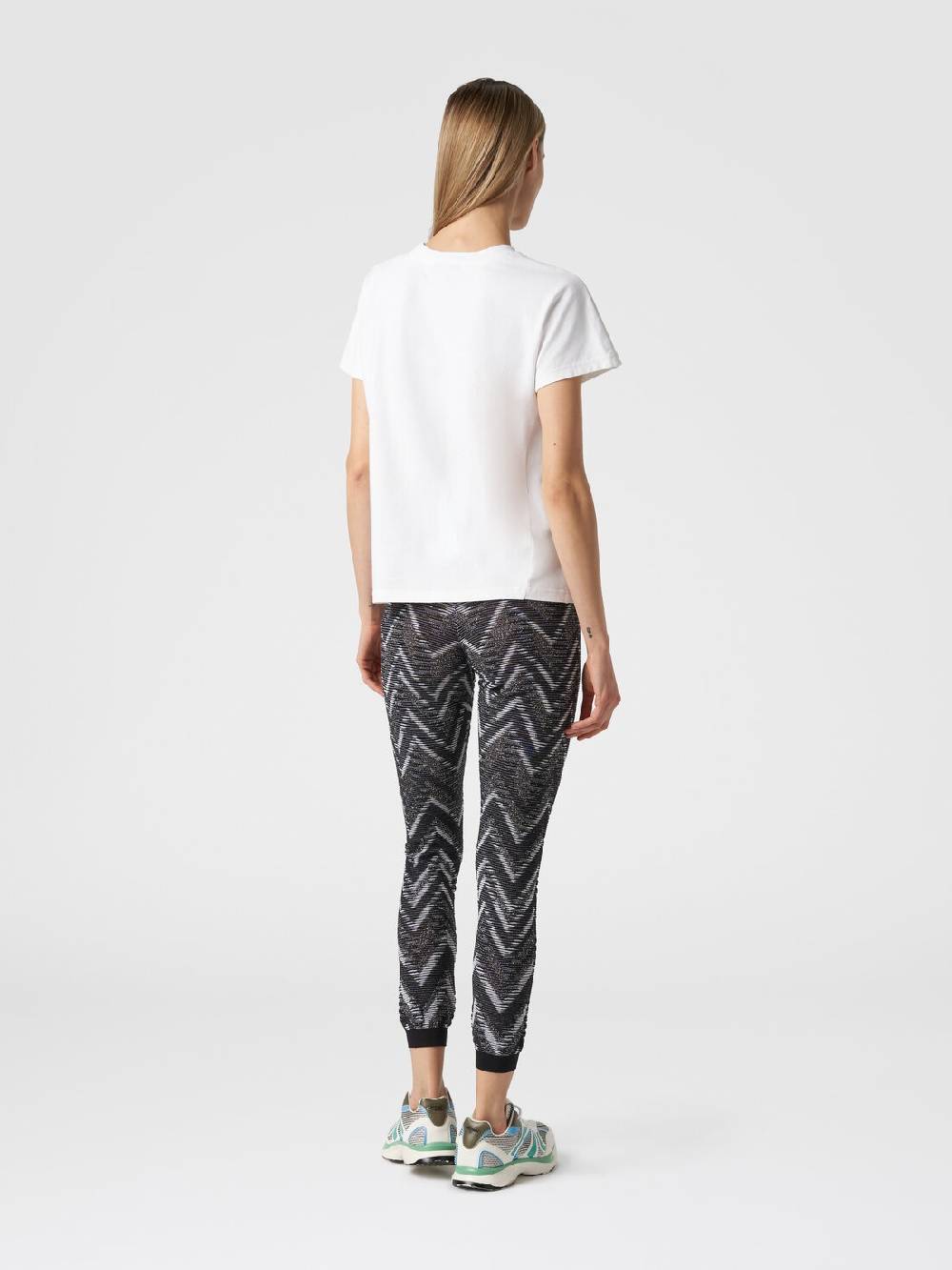 M Missoni Leggings in maglia con lurex e logo Shopping Online