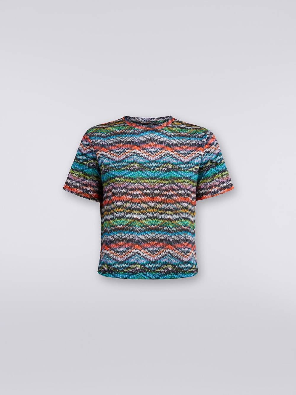 M Missoni T-shirt in nylon stretch stampato Convenienza