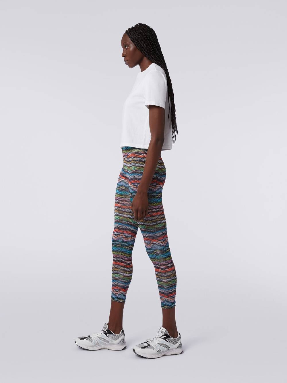 M Missoni Leggings in tessuto stretch stampa zig zag Presa