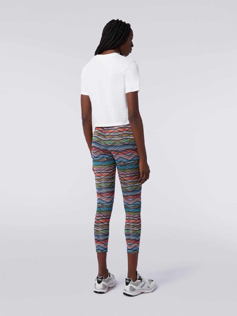 M Missoni Leggings in tessuto stretch stampa zig zag Presa