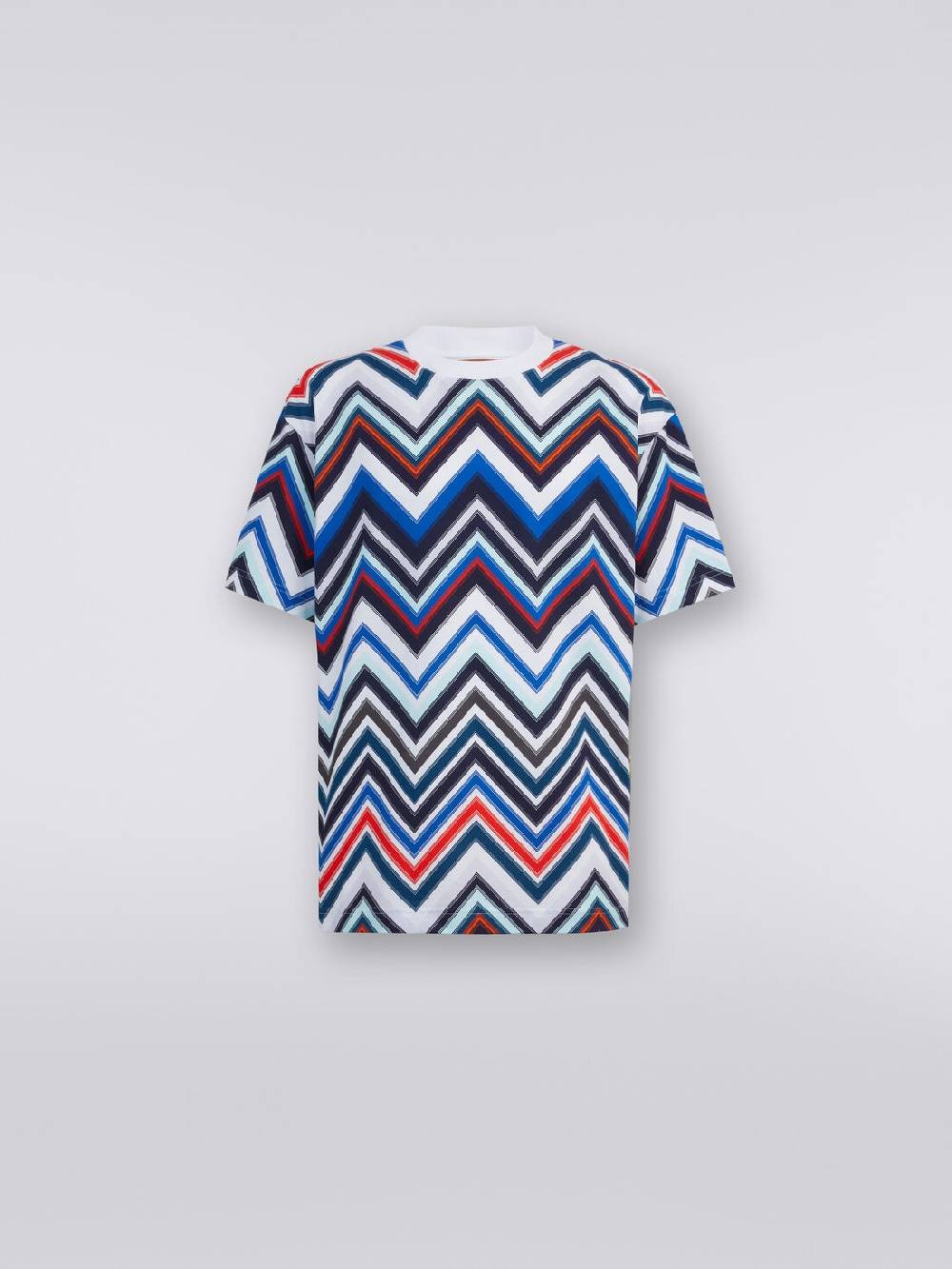 M Missoni T-shirt oversize in cotone zig zag Negozio