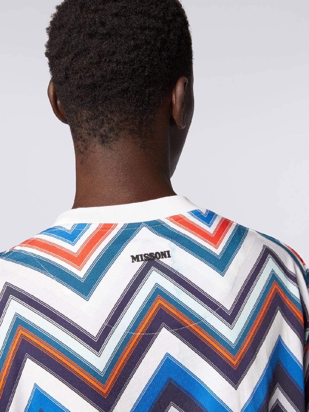 M Missoni T-shirt oversize in cotone zig zag Negozio