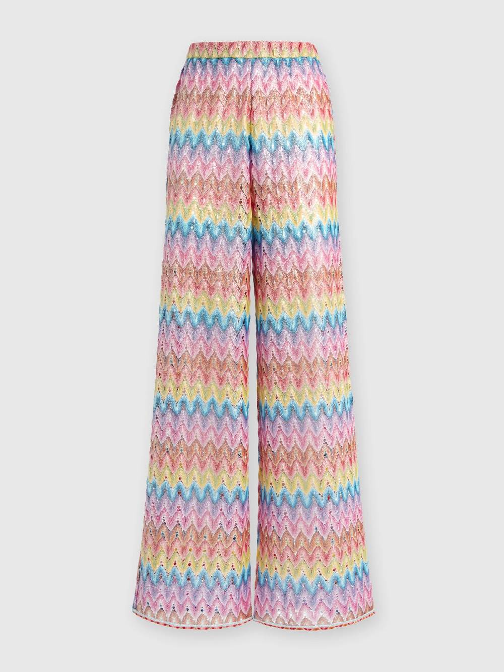 M Missoni Pantaloni in pizzo di misto cotone spalmato Italia