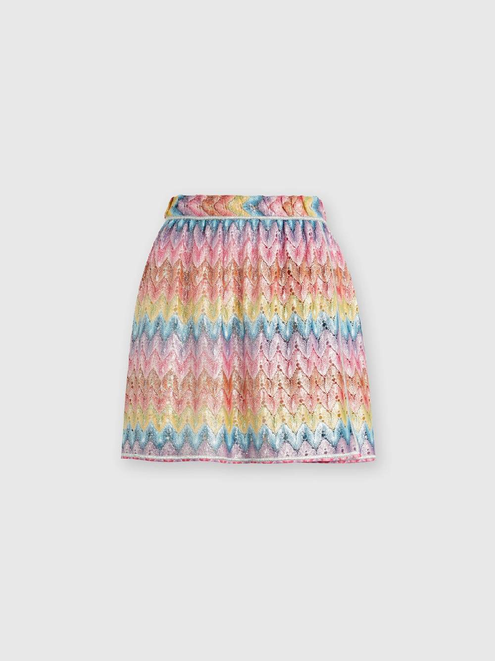 M Missoni Mingonna a portafoglio in pizzo di misto cotone spalmato 2025