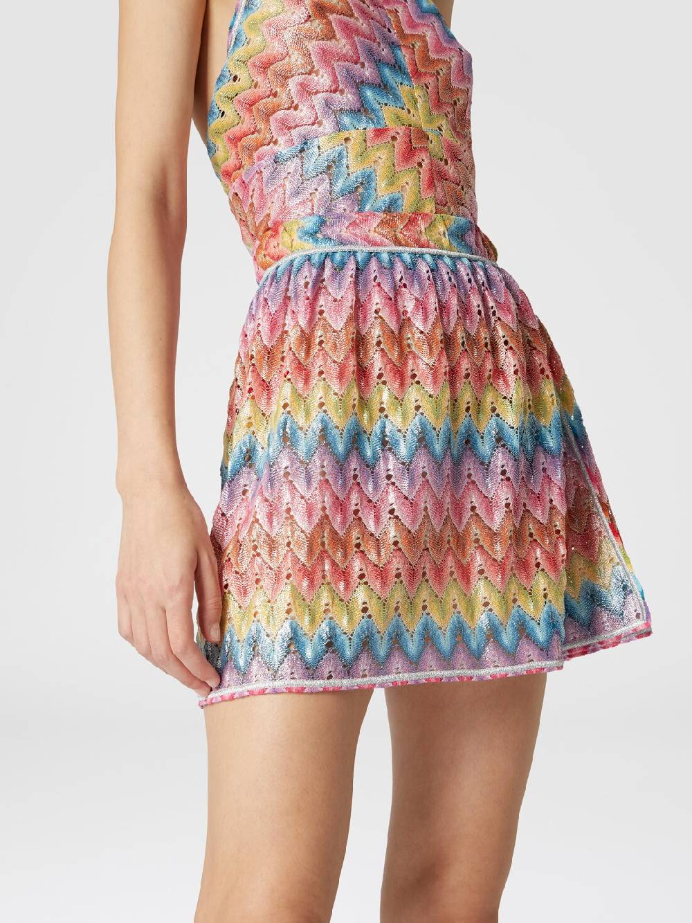 M Missoni Mingonna a portafoglio in pizzo di misto cotone spalmato 2025