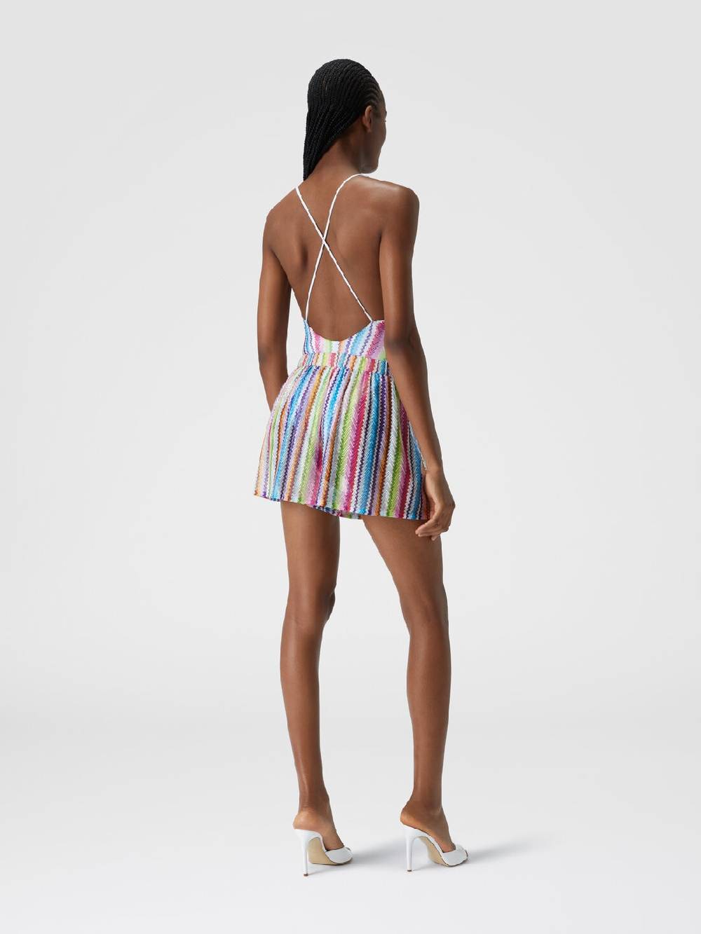M Missoni Shorts copricostume stampa zig zag In Linea