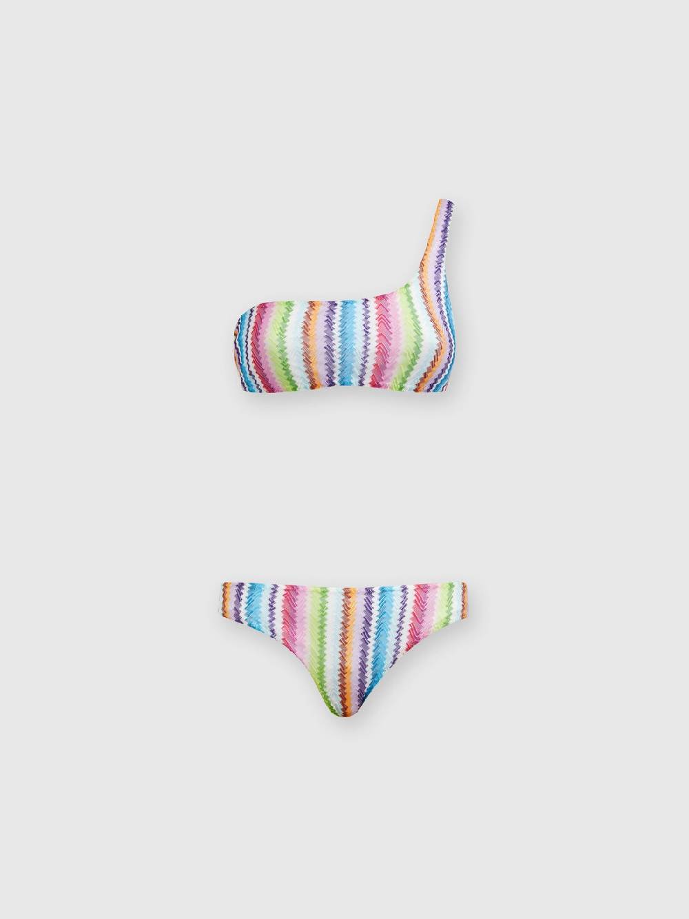 M Missoni Bikini monospalla stampa zig zag Vendita