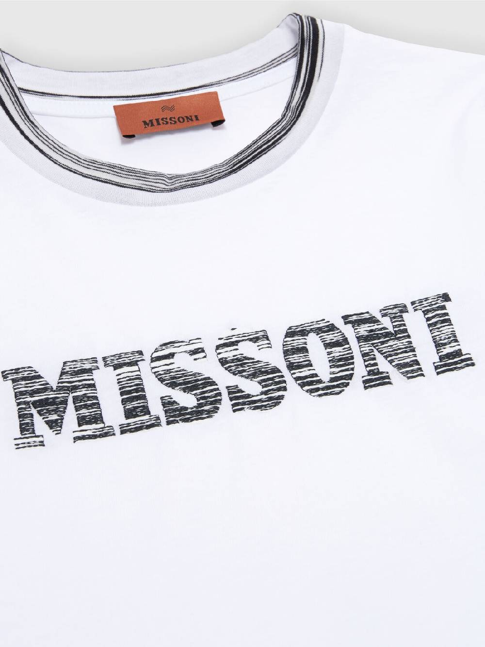 M Missoni T-shirt in jersey di cotone con logo Consegna Veloce