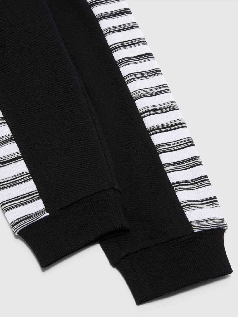 M Missoni Joggers in cotone con inserti fiammati Prezzo Ridotto