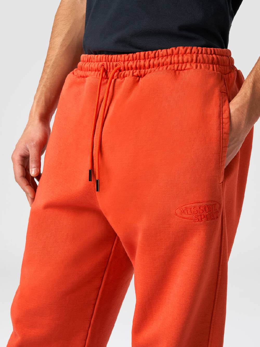 M Missoni Pantaloni in felpa di cotone con logo Online