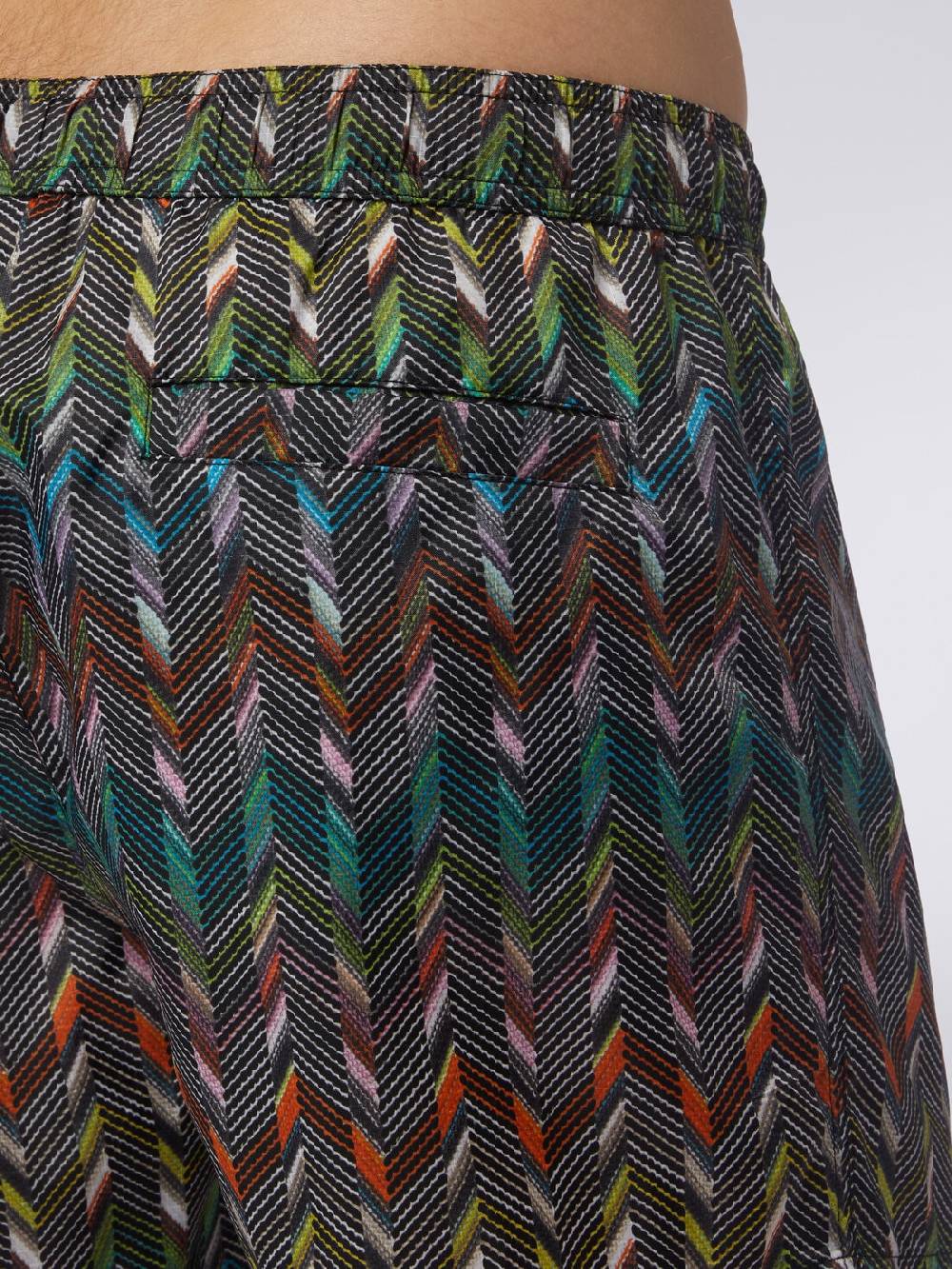 M Missoni Boxer mare in nylon stampato con logo Offerte