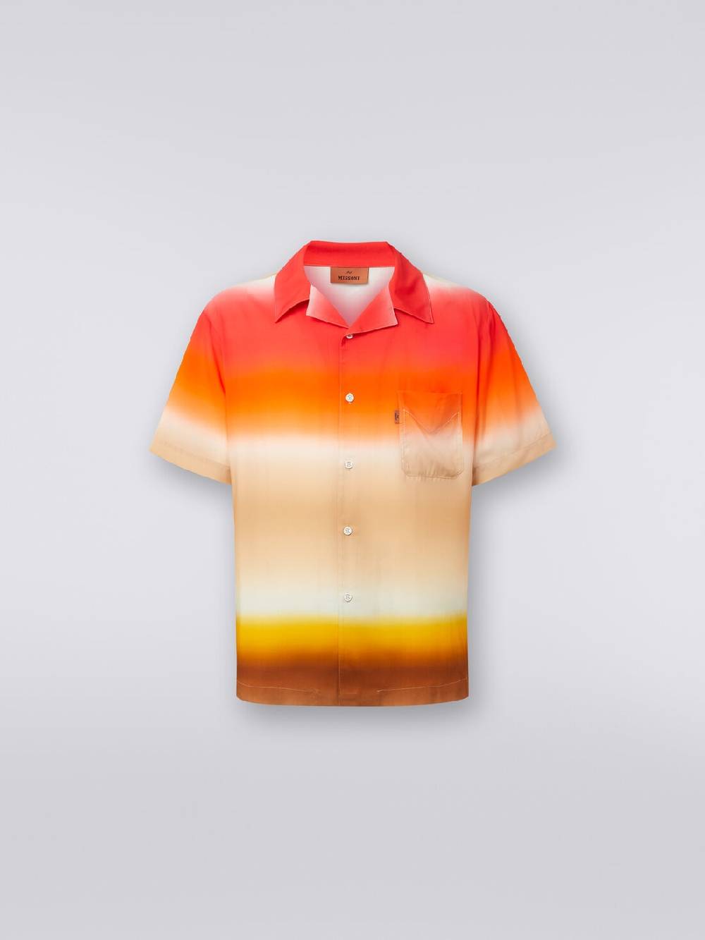 M Missoni Camicia a maniche corte in viscosa dégradé Moda