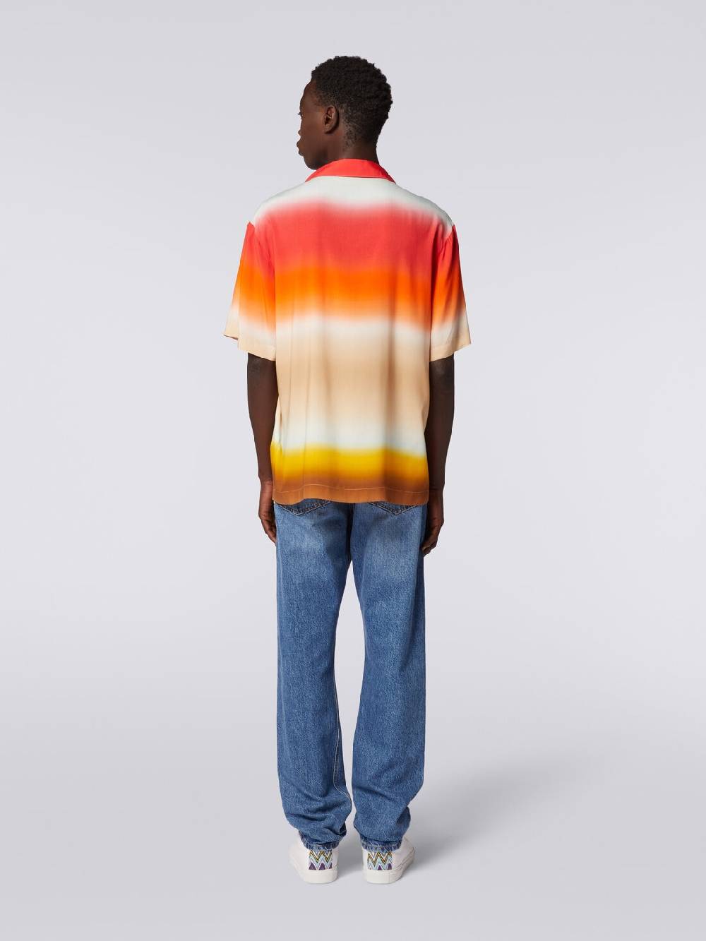 M Missoni Camicia a maniche corte in viscosa dégradé Moda