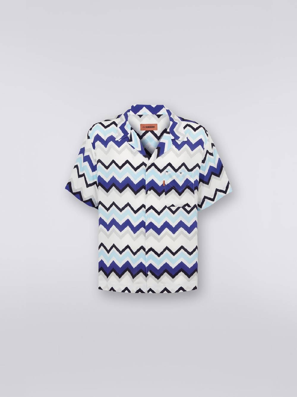 M Missoni Camicia a maniche corte modello bowling in viscosa Qualità