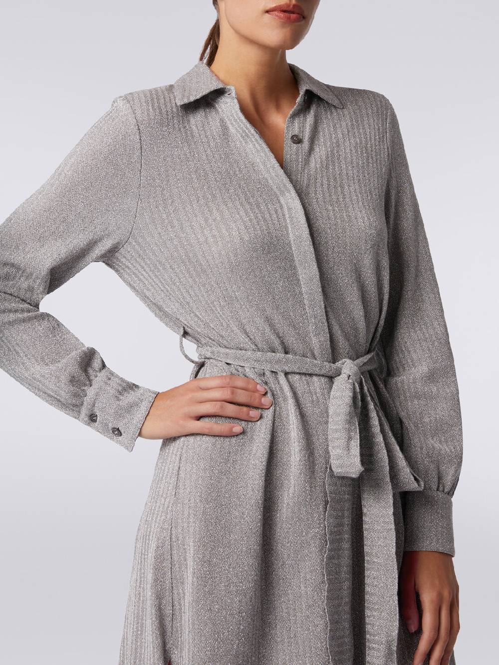 M Missoni Abito in cotone e viscosa lamé Acquista Ora