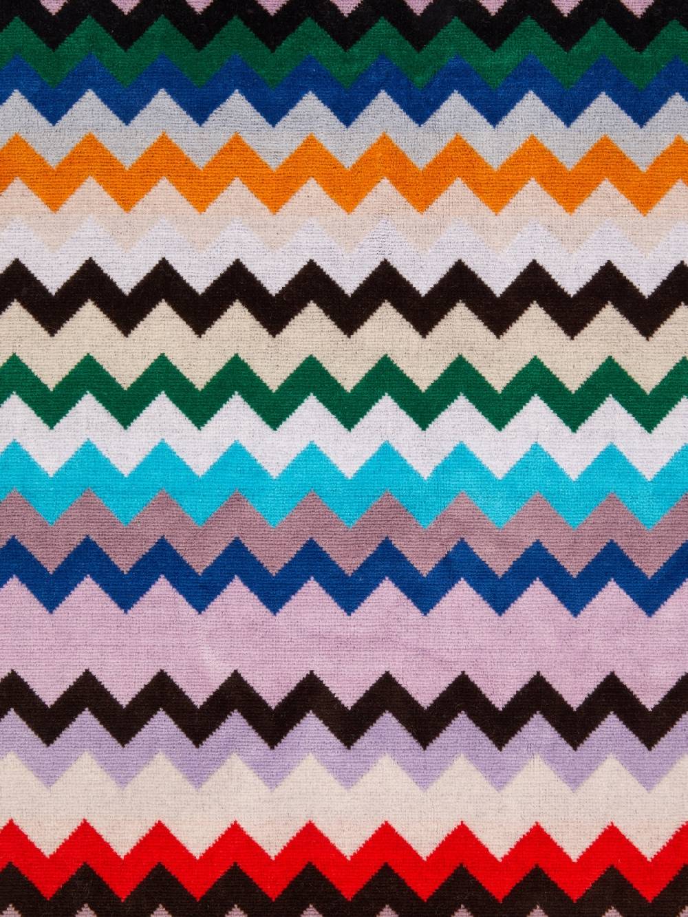M Missoni Telo mare 100x180 cm Carlie in spugna di cotone chevron Sottocosto