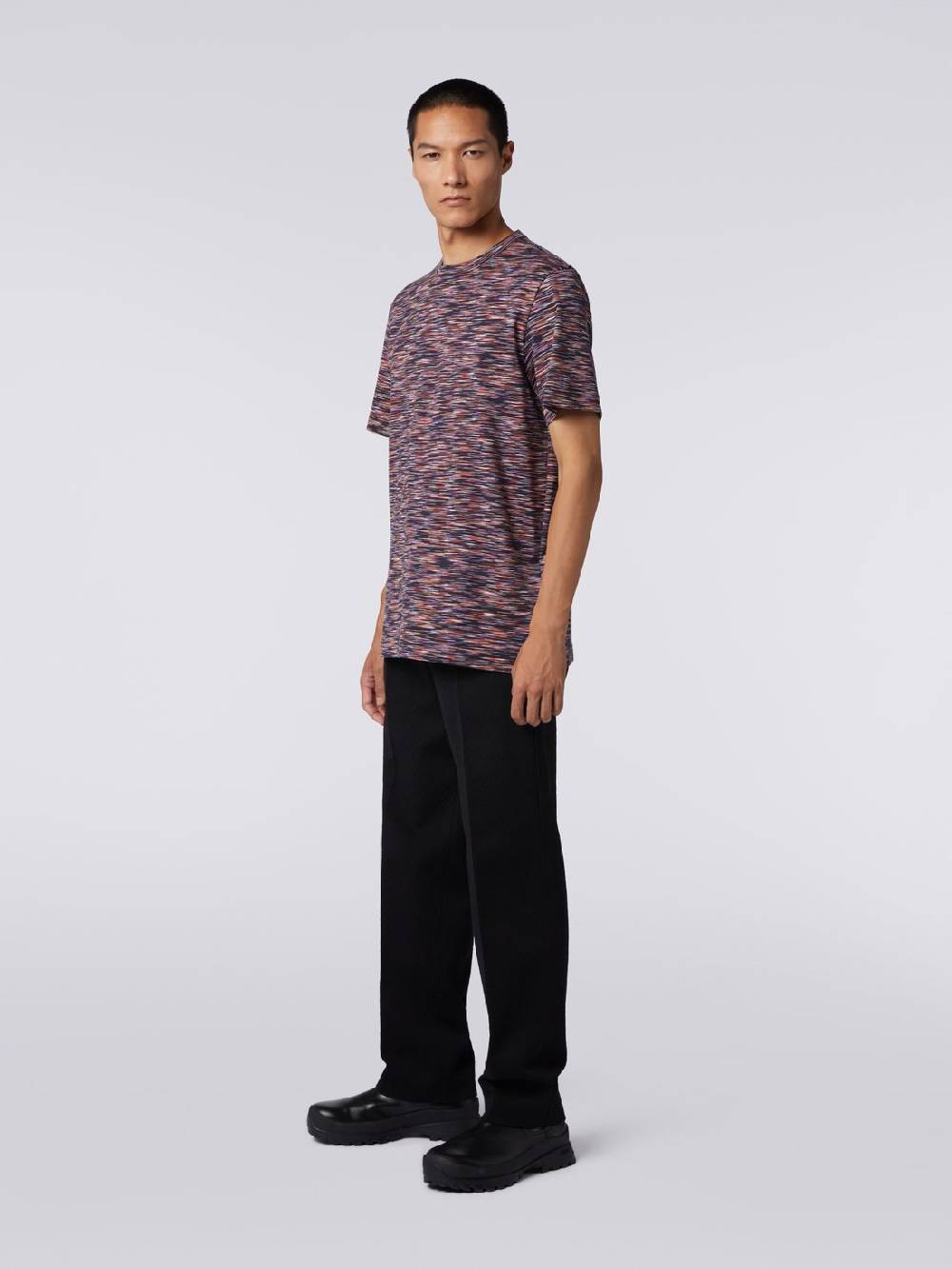M Missoni Pantaloni in misto lana chevron Offerte