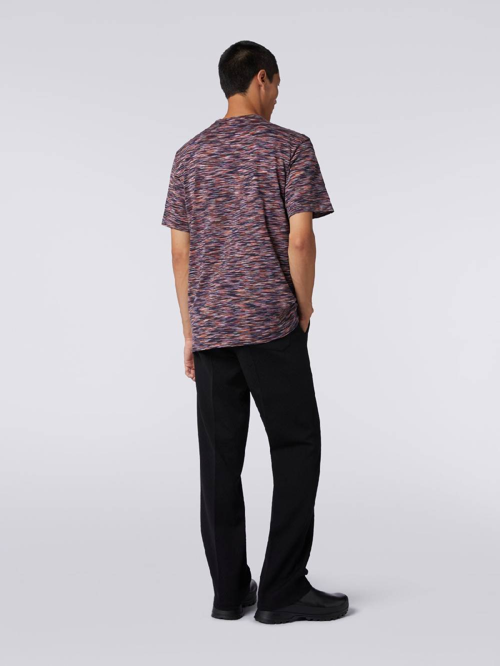 M Missoni Pantaloni in misto lana chevron Offerte